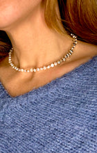 Load image into Gallery viewer, Pearl &amp; Pebble Necklace