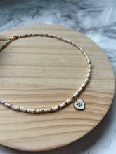 Load image into Gallery viewer, Aquarius Zodiac Seed Bead Necklace