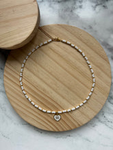 Load image into Gallery viewer, Aquarius Zodiac Seed Bead Necklace