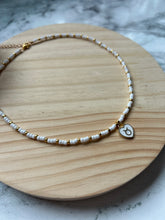 Load image into Gallery viewer, Taurus Zodiac Seed Bead Necklace