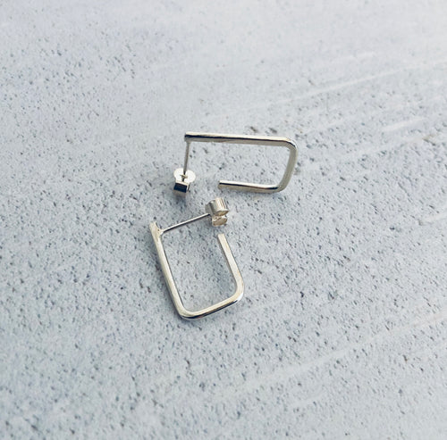 Open GEO Small Drop Earrings