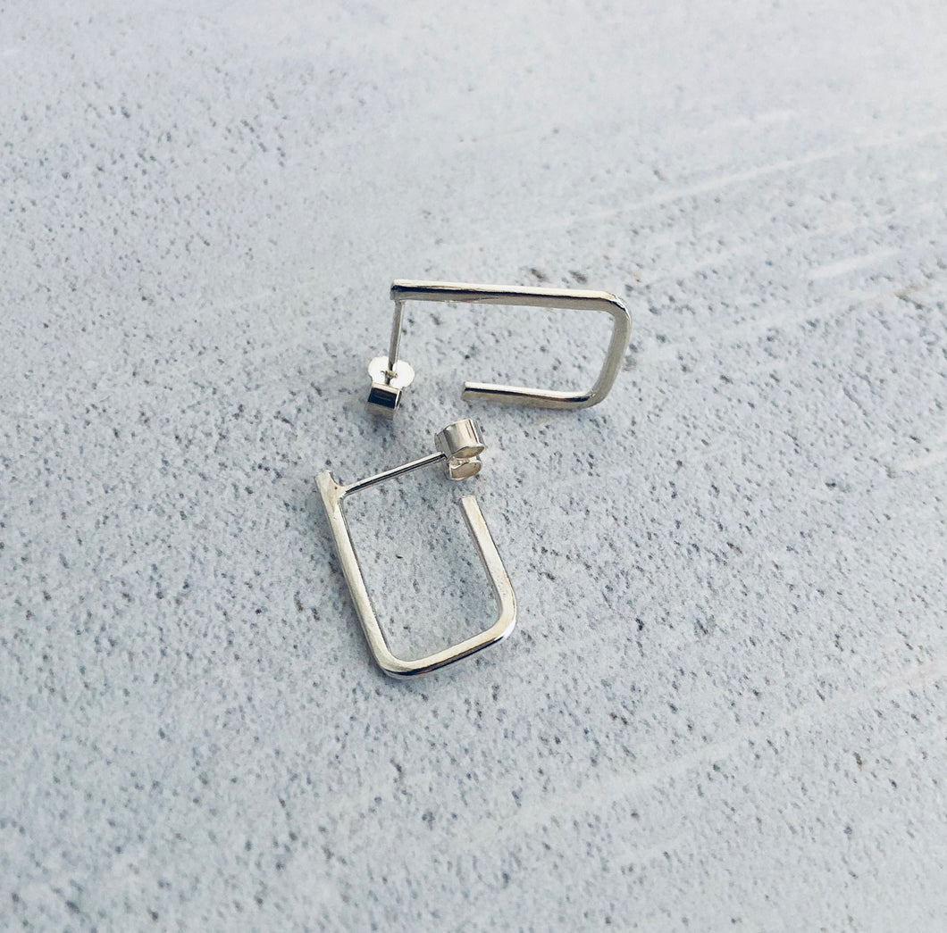 Open GEO Small Drop Earrings